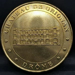 JETON TOURISTIQUE MDP 1998 CHATEAU DE GRIGNAN DROME / 34 mm - Picture 1 of 2