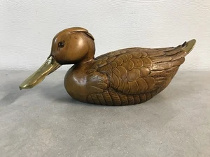Life Sized Northern Shoveler Duck Decoy Resin With Metal Bill and Tail Decor - Picture 1 of 8