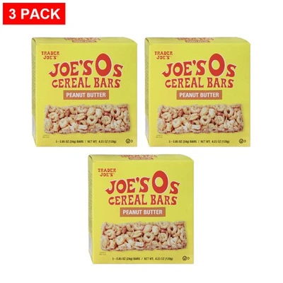 Trader Joe’s Joe's Os Cereal Bars 4.23 Oz - Pack of 3 - Image 1 of 3