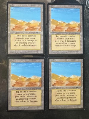 *** ARABIAN NIGHTS 4x Desert *** EX+ Clean - DUTYFREE - MtG Magic - Image 1 of 2