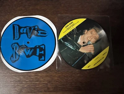 DAVID BOWIE   2 x  Press Conference Picture Discs  AS NEW - Image 1 of 2