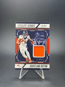 2024 Panini Absolute | Courtland Sutton | Absolute Heroes Patch /250 - Bild 1 von 3
