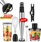 Batidora de mano con cable de 1100 W – Batidora de mano 6 en 1 – Batidora de inm