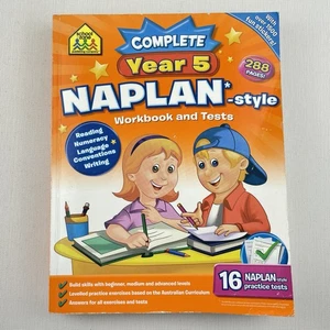 NAPLAN Style Complete Year 5 Workbook and Tests by Julienne Laidlaw - Picture 1 of 17