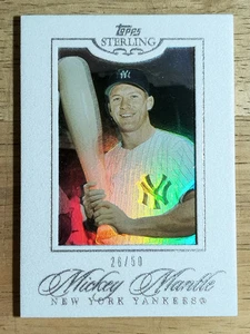 Mickey Mantle Topps Sterling 2006 con marco blanco #37 - Imagen 1 de 2