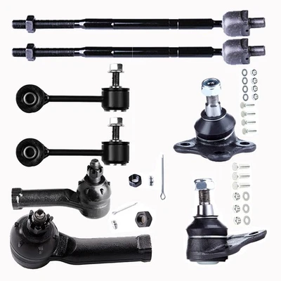 8x For Volkswagen Golf 1999-2006 Ball Joints Inner Outer Tie Rods Sway Bars Kits Foto 1 de 4
