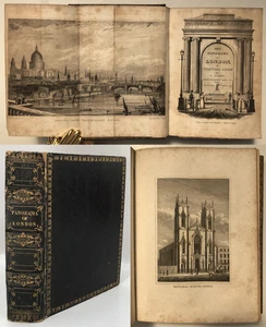 1830 Allen PANORAMA OF LONDON Travel Tourists Metropolis England 70 Plates - Picture 1 of 20