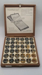 Juego de fuentes tipo letra Kingsley Machine Co lámina caliente DE COLECCIÓN - Imagen 1 de 14