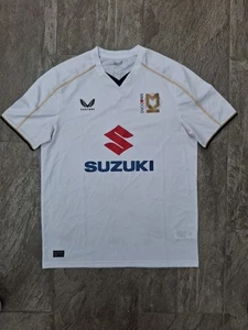 Mk Dons Castore Home Shirt Large 2024/25 Suzuki Milton Keynes - Picture 1 of 5