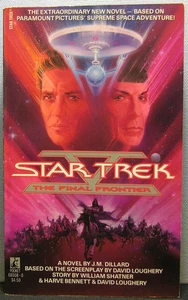 Dillard, J. M. - Star Trek V: The Final Frontier PB 1st Edition 1989 Very Good - Picture 1 of 3