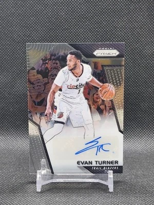 9029F 2017-18 Panini Prizm - Signatures Evan Turner #SG-ET (AU) Trail Blazers  - Image 1 of 2