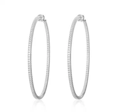 Large Channel Set Hoops - Image 1 of 4