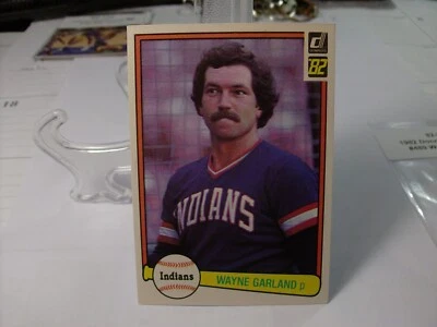 1982 Donruss Baseball  #489 - Wayne Garland - Cleveland Indians  82-559 - Image 1 of 2
