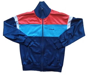 Adidas Vintage Jacke WEST GERMANY 80s rot blau 1984 Olympics Jacket Sz. M - Bild 1 von 4