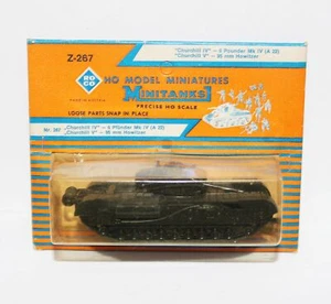 Tanque vintage Roco 1:87 modelo de tren paisaje Z-267 Churchill IV 6 libras MK A-22 - Imagen 1 de 1