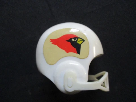 Vintage 1970's St. Louis Cardinals NFL Mini Gumball Football Helmet NICE Cover