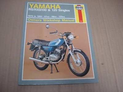 Manual de oficina para proprietários individuais Yamaha RS/RXS100 e 125 1974 a 1993 - Imagem 1 de 3