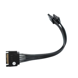 SATA 15pin M To 2 Port F Splitter HDD SSD Cable Hard Drive Power Supply Cord - Picture 1 of 4