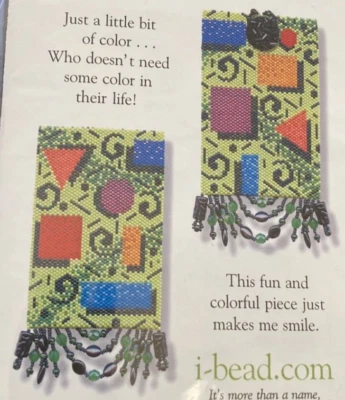 Cartera de Cuentas FLASHBACK De Colección Rara 2004 Patrón por Amy Loh-Kupser Foto 1 de 3