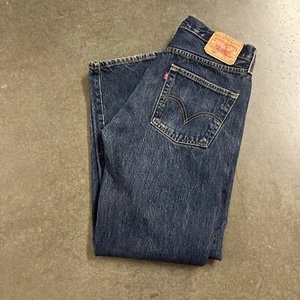Levis 501 Button Fly Jeans dunkelblau 31x29,5 - Bild 1 von 15
