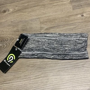 Neu mit Etikett C9 Champion® leichtes meliertes Damen-Stirnband mit reflektierendem Band - grau - Bild 1 von 7