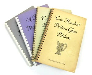 Lot of 4 Vintage Pitcher & Pattern Glass Pitcher Reference Guides Watson Kamm - Imagen 1 de 18
