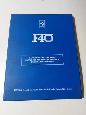 Ferrari F40 Catalogo Parti Di Ricambio - Immagine 1 di 4