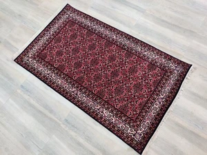 Alfombra Oriental 3 x 5 Anudada a Mano 100% Lana Bidjar Allover Rojo Crema 90... - Imagen 1 de 11