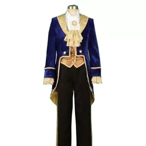 Beauty and the Beast Adult Costumes Prince Adam Cosplay Clothes Men Clothes Suit - Picture 1 of 6