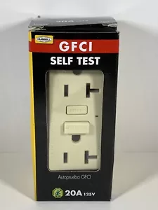 Hubbell GFCI Selbsttest 20A 125V Elfenbein GF20IZ - Bild 1 von 4