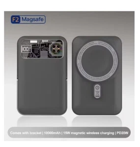 10000mAh Power Bank Magnetic Battery Pack Wireless Charger for iPhone 16/15/14/X - Picture 1 of 27