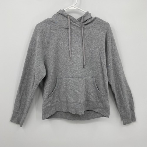 UNDERCOVER Felpa donna Victoria's Secret Sport VSX manica lunga con cappuccio tinta unita grigio taglia L