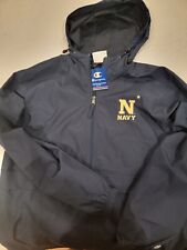 Champion Navy Midshipmen Rain Jacket Medium