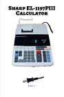 Sharp EL-1197PIII 12-cyfrowa elektroniczna drukarka biurkowa Kalkulator Data Zegar