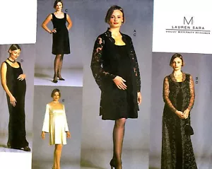 WOW! SEXY MATERNITY DRESS or EVENING GOWN & COAT SEWING PATTERN 6-10 Vogue 2377 - Picture 1 of 8
