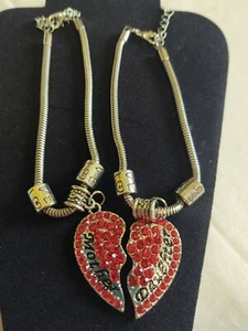 2 Stck. Passendes Rot Herz Mutter Tochter Armbänder Mutter Tochter Schmuckset - Bild 1 von 4