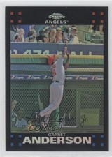 2007 Topps Chrome Refractor Garret Anderson #244