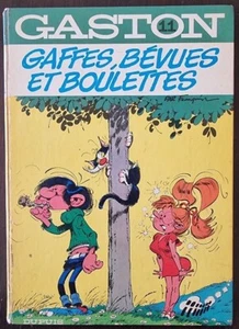 GASTON LAGAFFE Gaffes, bévues et boulettes. Dos rond. Edition Dupuis 1974 - Imagen 1 de 8