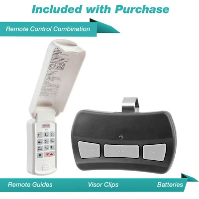 GS For Genie Garage Door Opener Wireless Keyless Keypad Intellicode + Visor Remote