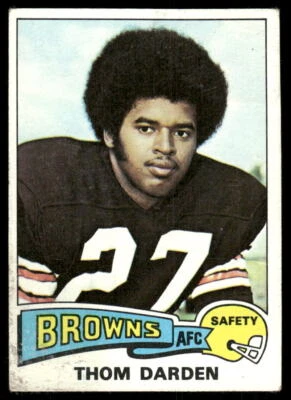 1975 Topps #342 Thom Darden POOR - Image 1 of 2