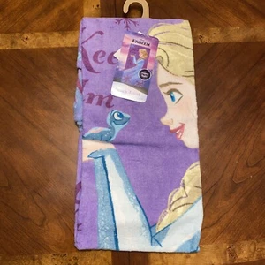 Frozen Elsa Beach Towel Disney 100% Cotton 27 in W x 54 in L. Pool Bath New! - Picture 1 of 4