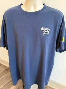 PORT AND COMPANY MENS BALANCED BODY T SHIRT XXL BLUE - Picture 1 of 2