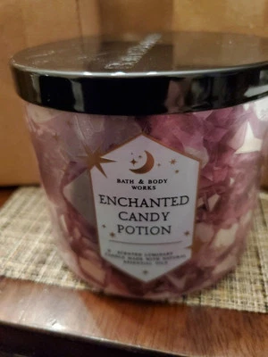 Bath & Body Works ENCHANTED CANDY POTION  14.5 oz. Halloween Candle 3 Wicks- NEW - Image 1 of 4