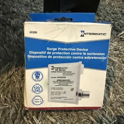 Intermatic AG3000 120/240 VAC Universal HVAC Surge Protective Device NEW - Image 1 of 4