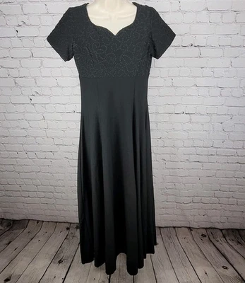 VTG Southeastern Performance Apparel Black Dress USA Made Size 8.5 Youth Tall - Image 1 of 4