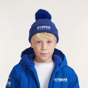Yamaha PB Beanie Kids Blue Acrylic (Ages 6-10) QMB-26FG6-E8-00 - Picture 1 of 3