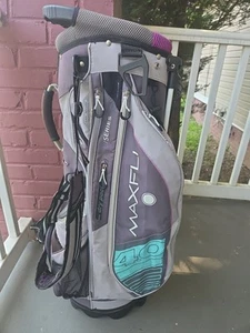 Maxfli U Series 4.0 Cooler Golftasche grau/türkis 5 Wege Golf Standbag - Bild 1 von 6