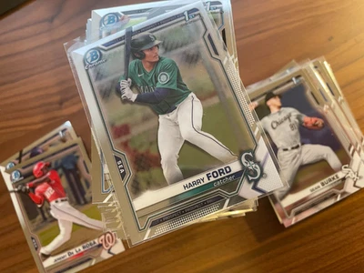 2021 Bowman Draft Chrome Base Prospects - Choose Your Card! Complete your set! - Image 1 of 2