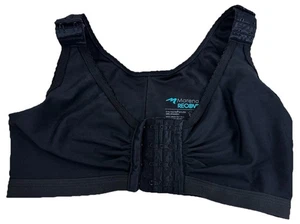 Marena 34/36 Post OP Recover BH Frontverschluss verstellbare Schultern schwarz neu - Bild 1 von 6