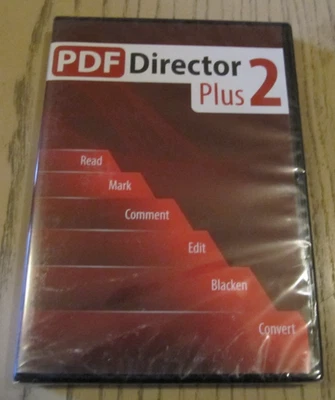 PDF Director Plus 2 Software CD-ROM for Windows 10/11 – New Sealed Editing Suite - Image 1 of 4